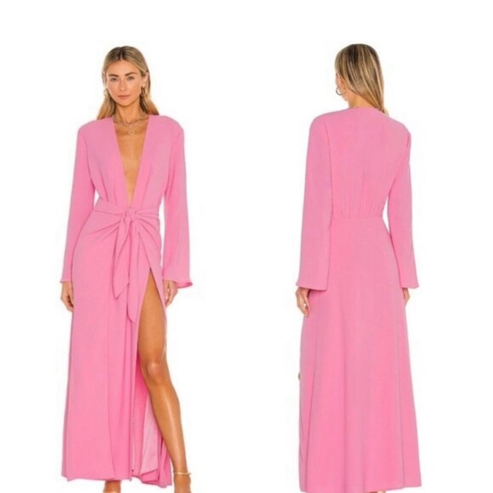 Camila Coelho Pink Millie Maxi Dress